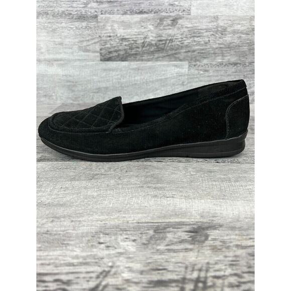 Easy Spirit Womens Size 10 Black Suede Loafers - Picture 4 of 8